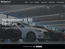 Tablet Screenshot of bilcentrum.dk